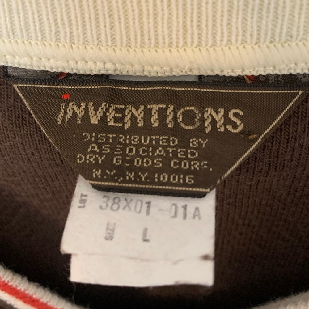 Vintage Inventions Velour Track Jacket Sz M - Picture 3 of 8